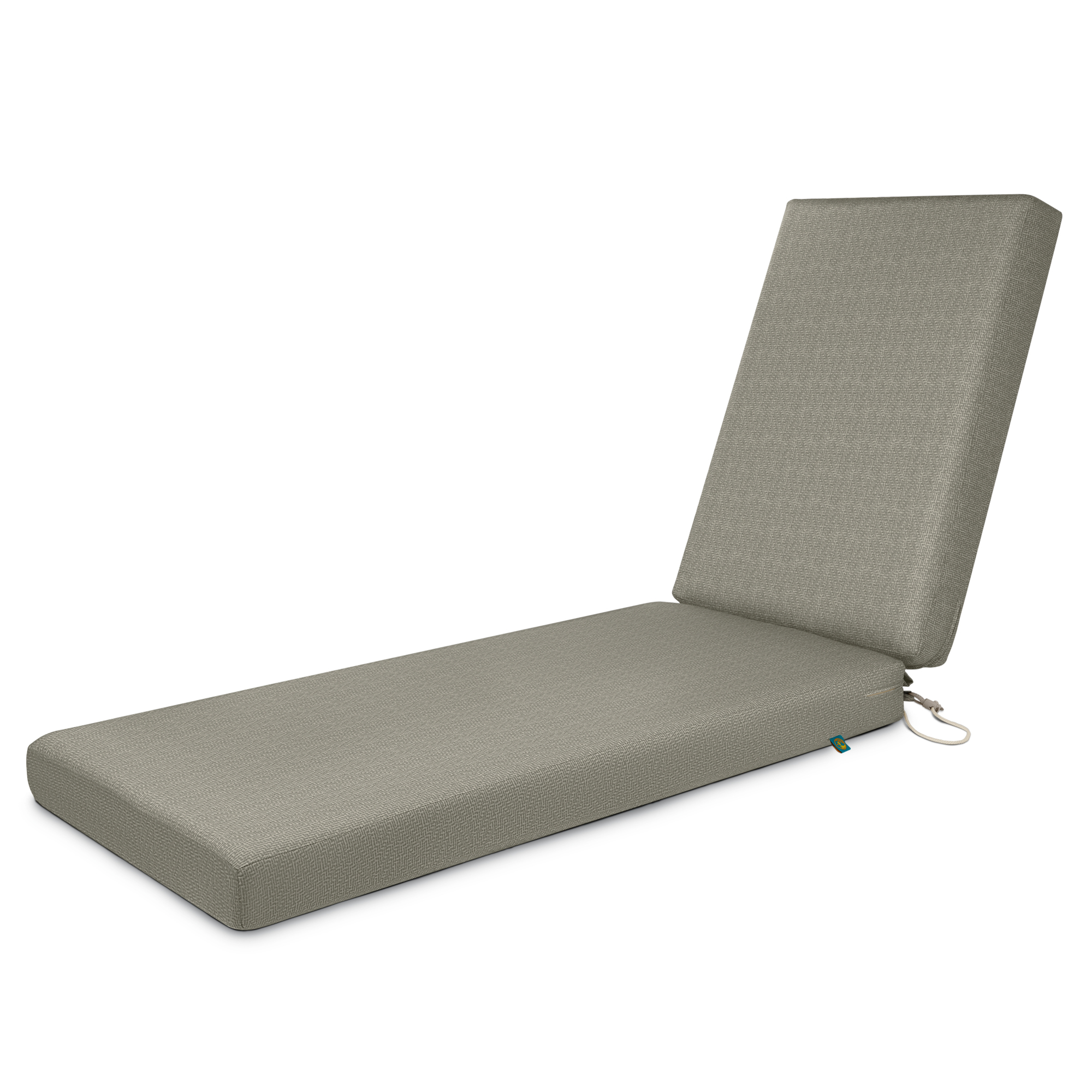 Classic Accessories DuckCovers Weekend All-Weather Outdoor Chaise Cushion — Moon Rock, Model# CMRCE80263